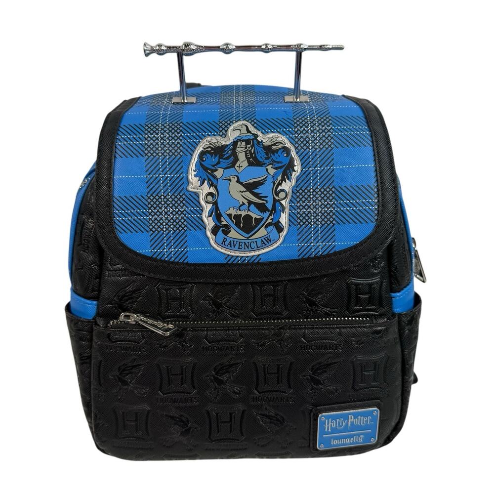 Ravenclaw Blue Plaid Mini Backpack
